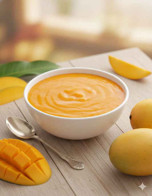 Father's Day Special Sale-Buy 5, Get 1 Free-Mangopetee Indian Alphonso Mango Pulp (Ratnagiri) - Sweetened