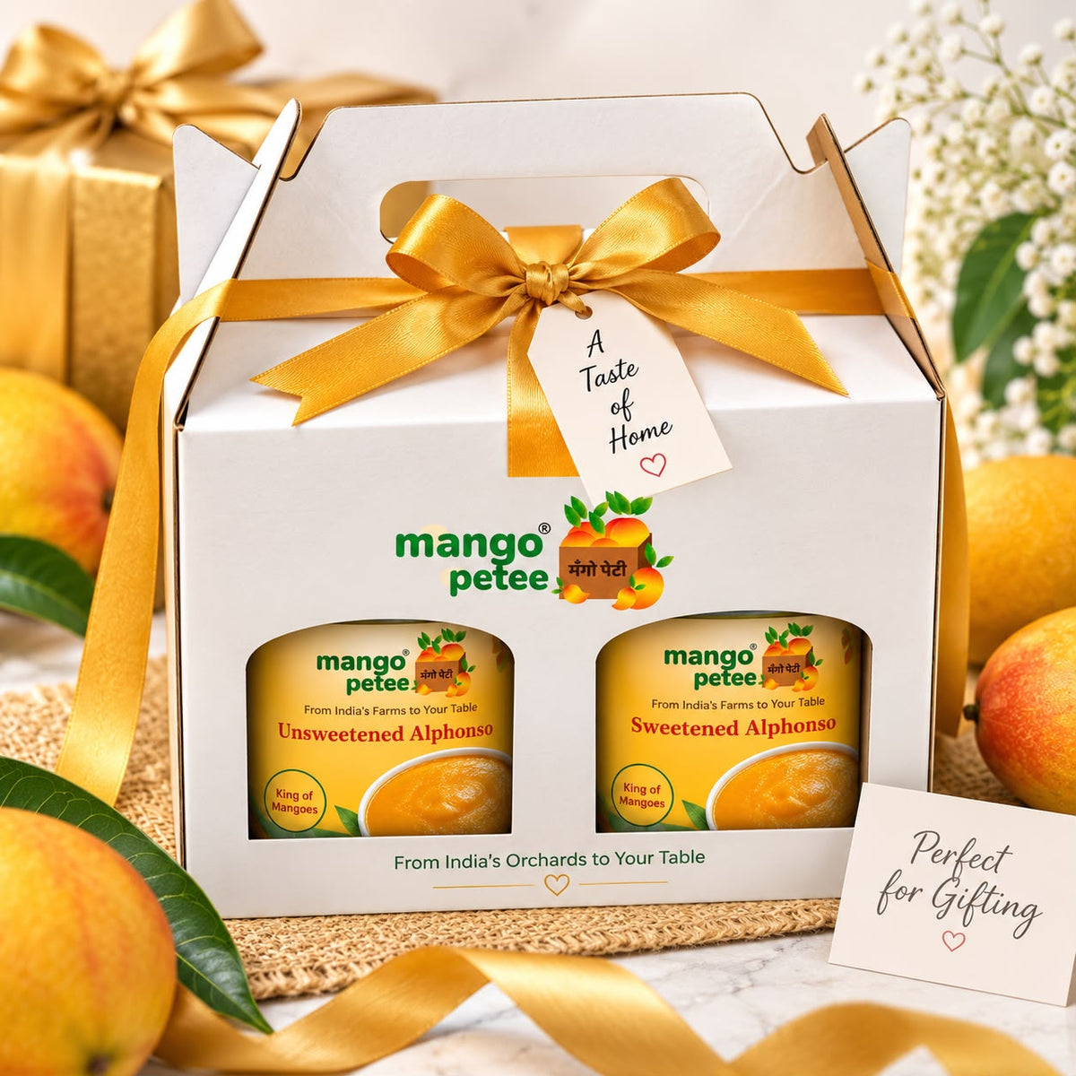Mangopetee Mango Pulp Gift Basket Option 2 (2 Tins)