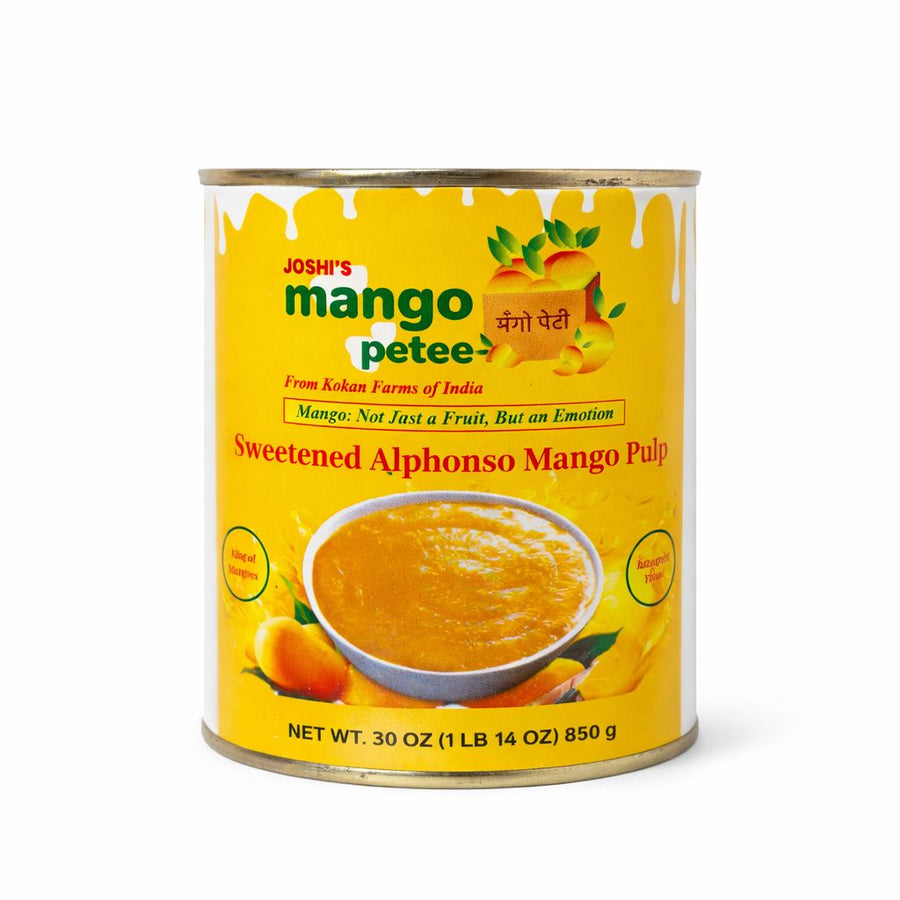 Mangopetee Indian Alphonso Mango Pulp (Ratnagiri) - Sweetened