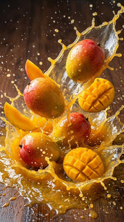 MangoPetee® Indian Alphonso Mango Pulp (Ratnagiri) - Sweetened