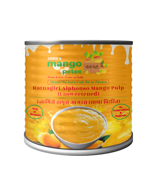 *Pre-order* Mangopetee Indian Alphonso Mango Pulp (Ratnagiri) - Unsweetened